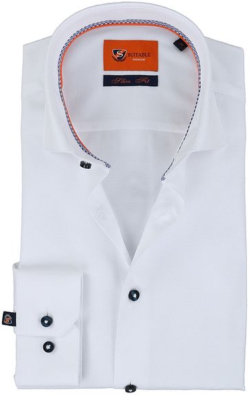 Suitable Hemd Oxford Weiss D72-13