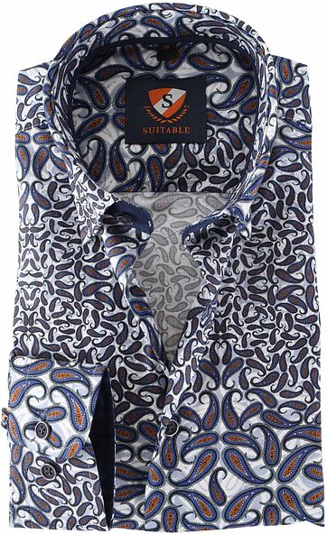 Suitable Hemd Paisley 157-5
