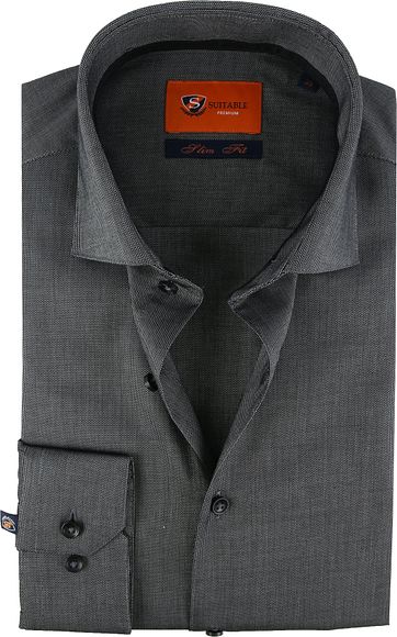 Suitable Hemd SF Dunkelgrau