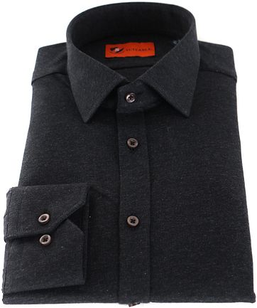 Suitable Hemd Strecken Dunkelgrau