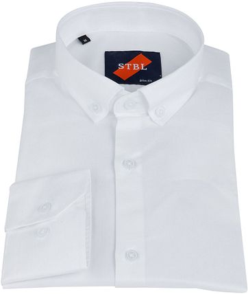 Suitable Hemd Uni Weiss