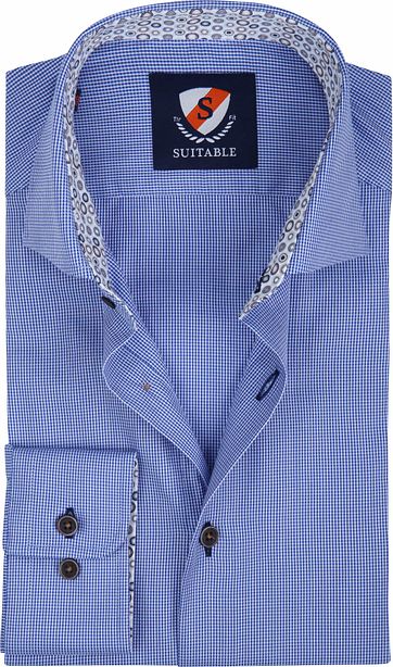 Suitable Hemd Wesley Blau