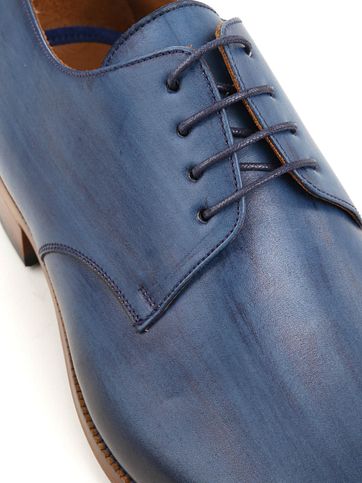 Suitable Herenschoen Leer Blauw