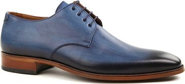 Suitable Herenschoen Leer Blauw