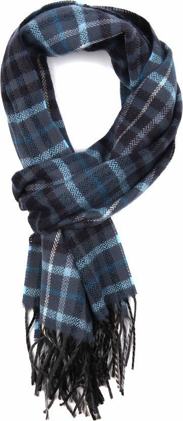 Suitable Herren Schal Blau Karo 18-16