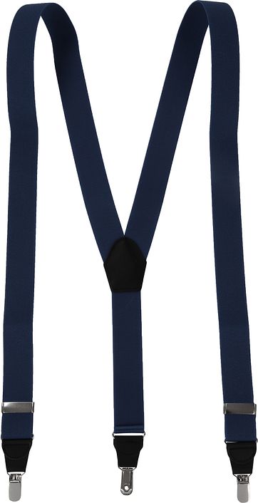 Suitable Hosenträger Dunkelblau Uni