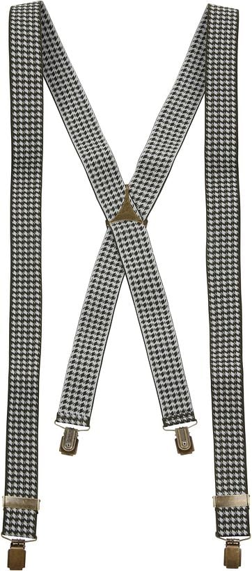 Suitable Hosenträger Dunkelgrün Weiß