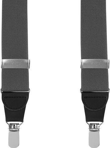 Suitable Hosenträger Grau Uni