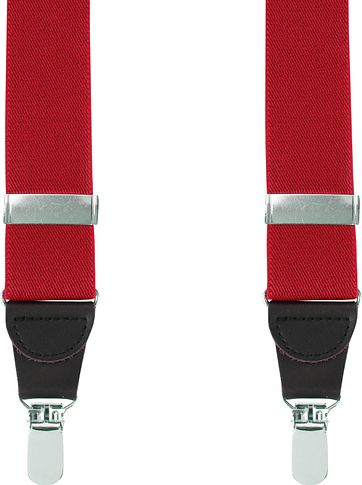 Suitable Hosenträger Rot Uni