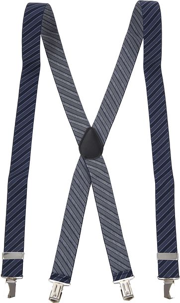 Suitable Hosenträger Streifen Dunkelblau