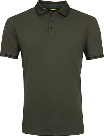 Suitable Jason Poloshirt Stretch Olivgrün