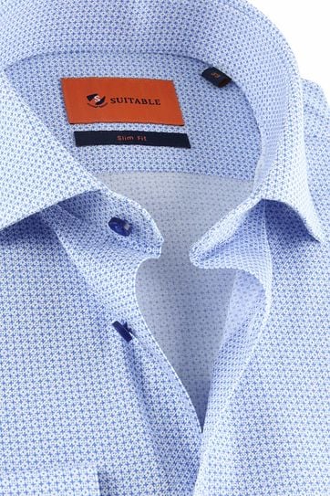 Suitable Jersey Shirt Print Blue