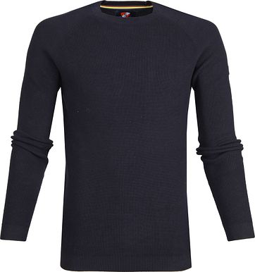 Suitable Katoen Darrel Trui Navy