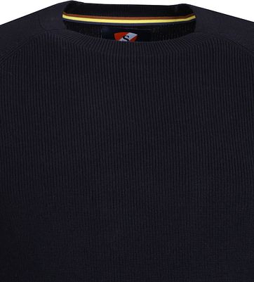 Suitable Katoen Darrel Trui Navy