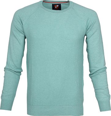 Suitable Katoen Sweater Ben Sea Green