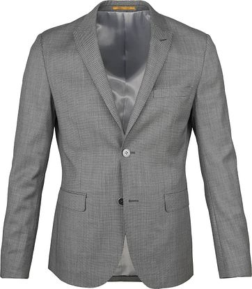 Suitable Kostuum Strato Birdseye Antraciet