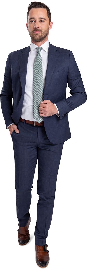 Suitable Kostuum Strato Donkerblauw