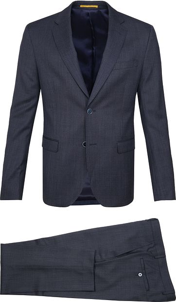 Suitable Kostuum Strato Donkerblauw