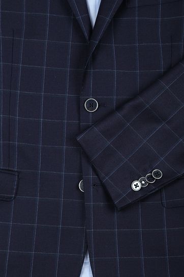 Suitable Kostuum Strato Ruit Navy