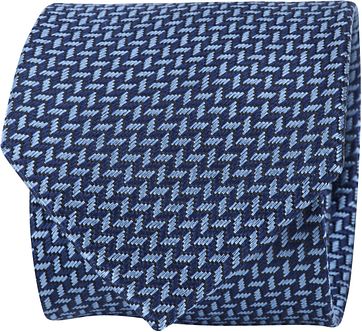 Suitable Krawatte Blau Druck