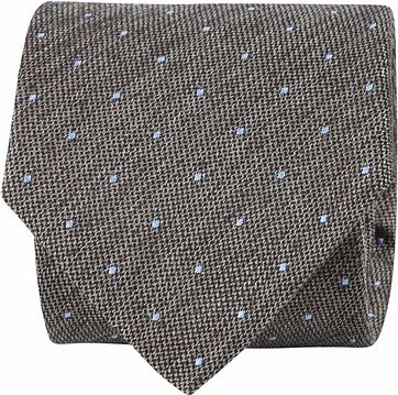 Suitable Krawatte Punkte Braun
