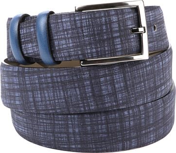 Suitable Leather Belt Navy