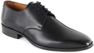 Suitable Leather Derby Shoe Black