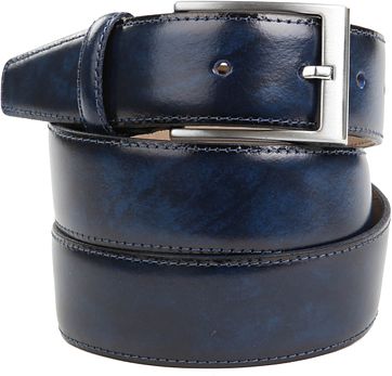 Suitable Ledergürtel Dunkelblau 317