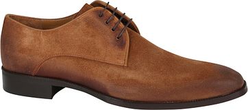 Suitable Leren Herenschoen Suede Cognac