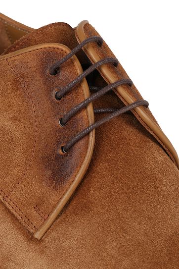 Suitable Leren Herenschoen Suede Cognac