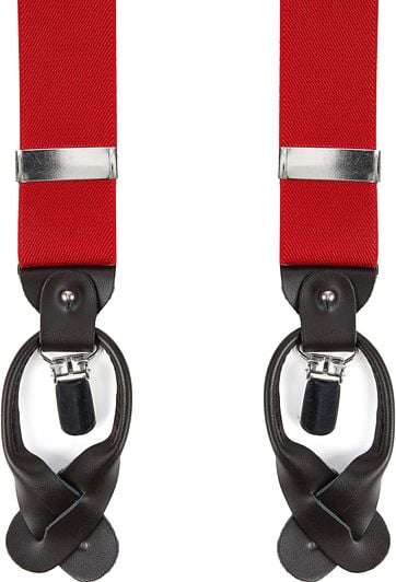 Suitable Luxury Suspenders Red