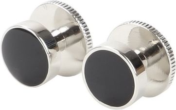 Suitable Manschettenkn&ouml;pfe Stahl Silber