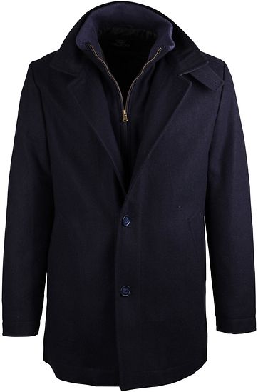 Suitable Mantel Kris Dunkelblau