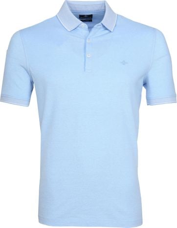 Suitable Melange Polo Shirt Light Blue 915267-22 order online | Suitable