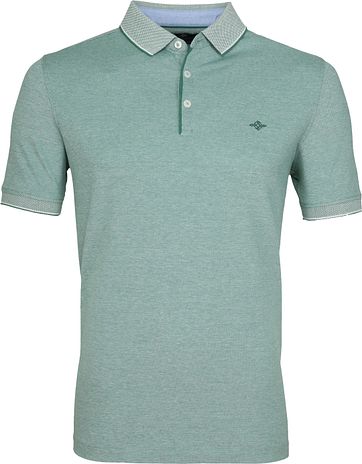 Suitable Melange Poloshirt Green