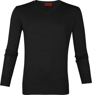 Suitable Merino Pullover Aron Dark Grey