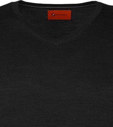 Suitable Merino Pullover Aron Dunkelgrau
