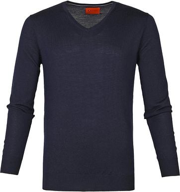 Suitable Merino Pullover Aron Navy