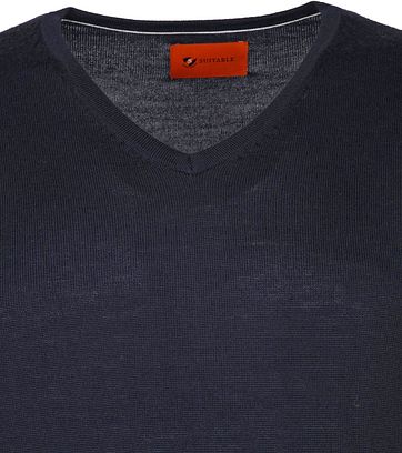 Suitable Merino Pullover Aron Navy
