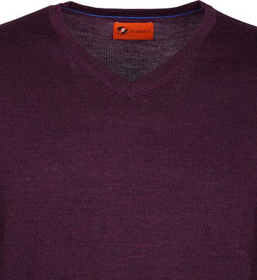 Suitable Merino Pullover Aron Paars