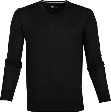 Suitable Merino Pullover Black