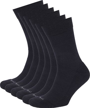 Suitable Merino Sokken Navy 6-Pack