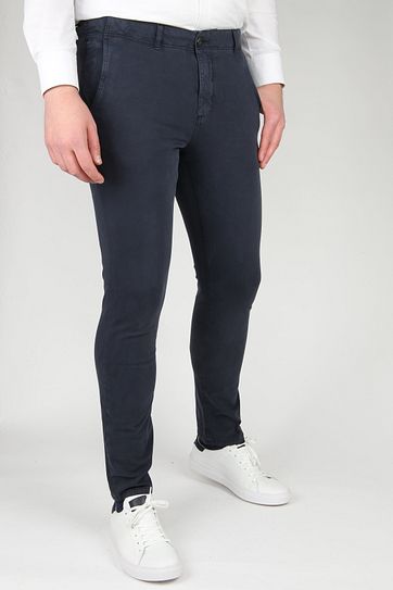 Suitable Milton Skinny-Fit Chino Dark Blue
