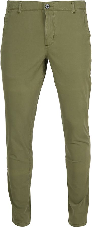 Suitable Milton Skinny-Fit Chino Grün
