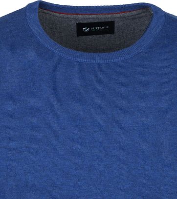 Suitable Organic Cotton Respect Sweater Rince Blue