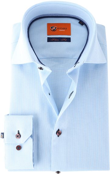 Suitable Overhemd Blauw 62 10 suitable kopen in de aanbieding