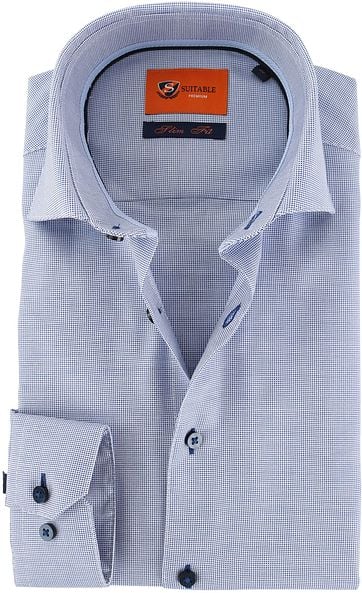 Suitable Overhemd Blauw D72 02 suitable kopen in de aanbieding