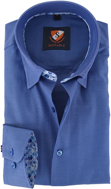 Suitable Overhemd Blue 149 4 suitable kopen in de aanbieding
