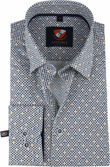 Suitable Overhemd Borrel Navy