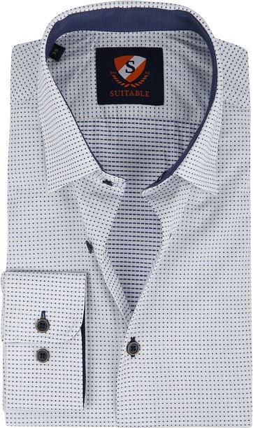 Suitable Overhemd Hbd Wesley Wit suitable kopen in de aanbieding